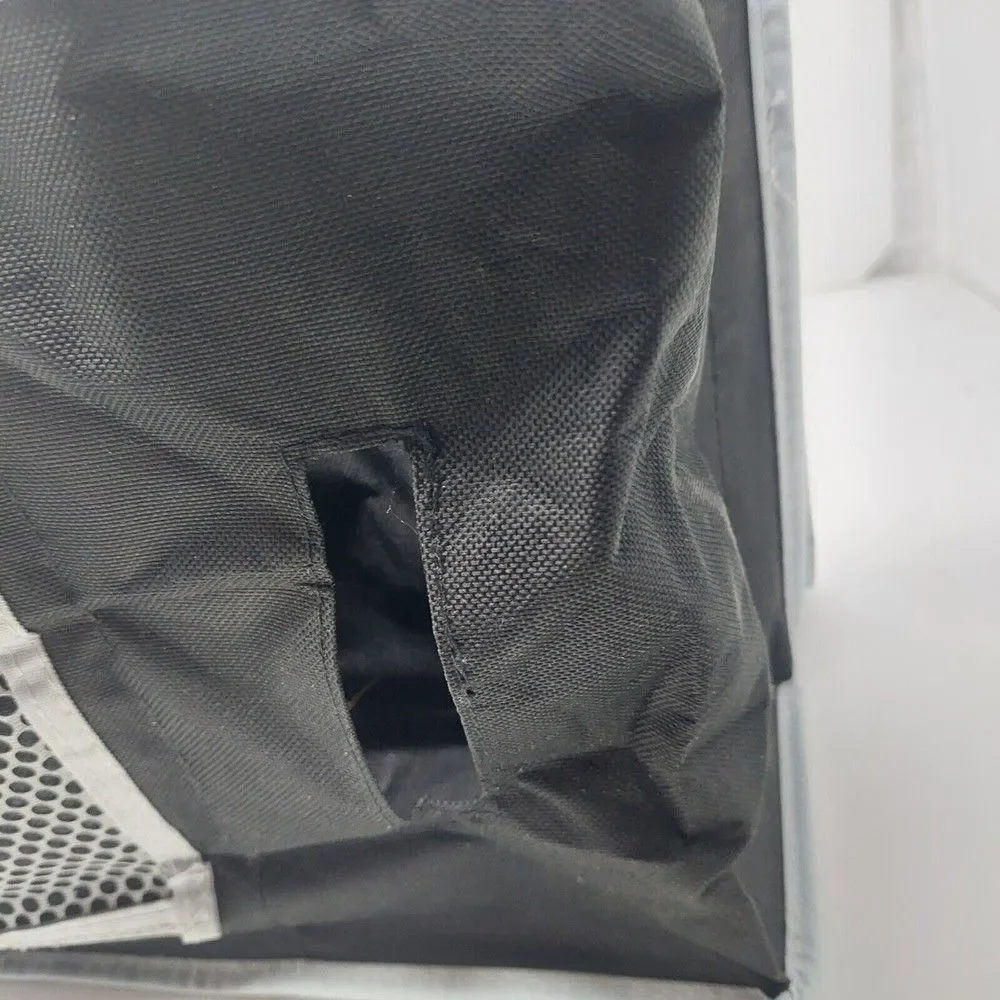 Bedside Caddy Black And Blue Organizer 4 Pockets Space Saving Storage Bag